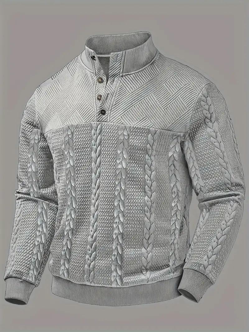 Winslow™ - LONG SLEEVE SWEATER WITH STRIPED DETAILING
