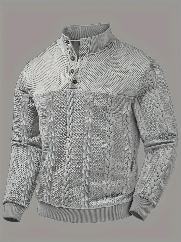 Winslow™ - LONG SLEEVE SWEATER WITH STRIPED DETAILING