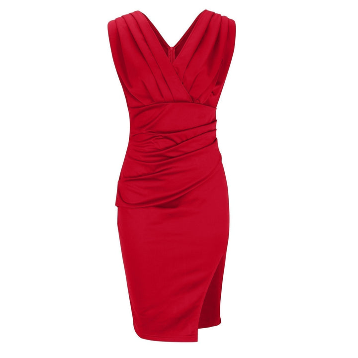 Kiona Dress™ - ELEGANT FIT WITH V-SHAPED NECKLINE AND SLIT