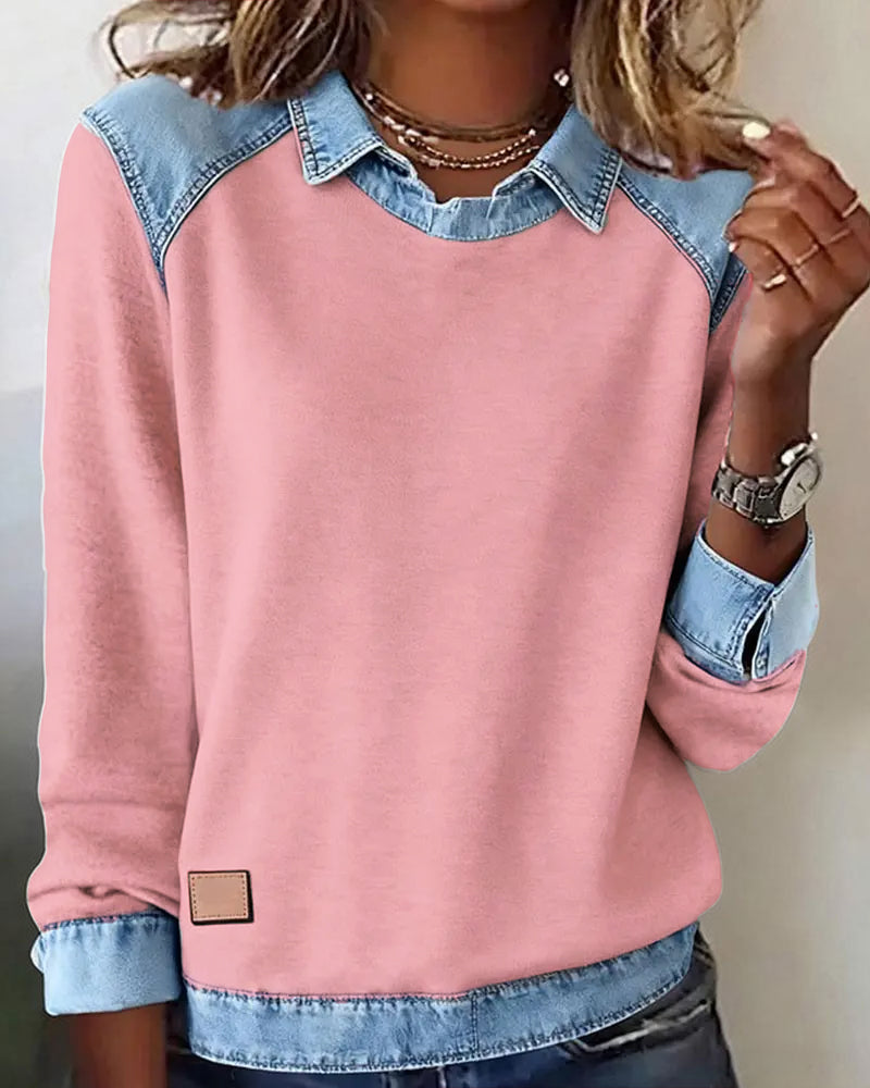Winona™ - LONG SLEEVE TOP WITH TRENDY DESIGN