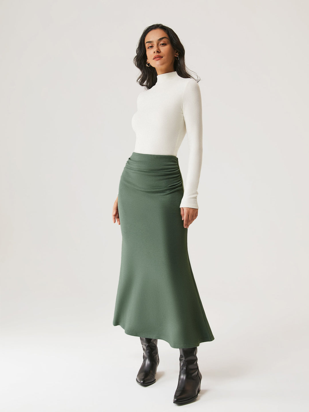 Orelie Maxi Skirt™ - ELEGANT LONG SKIRT WITH FLOWY SILHOUETTE