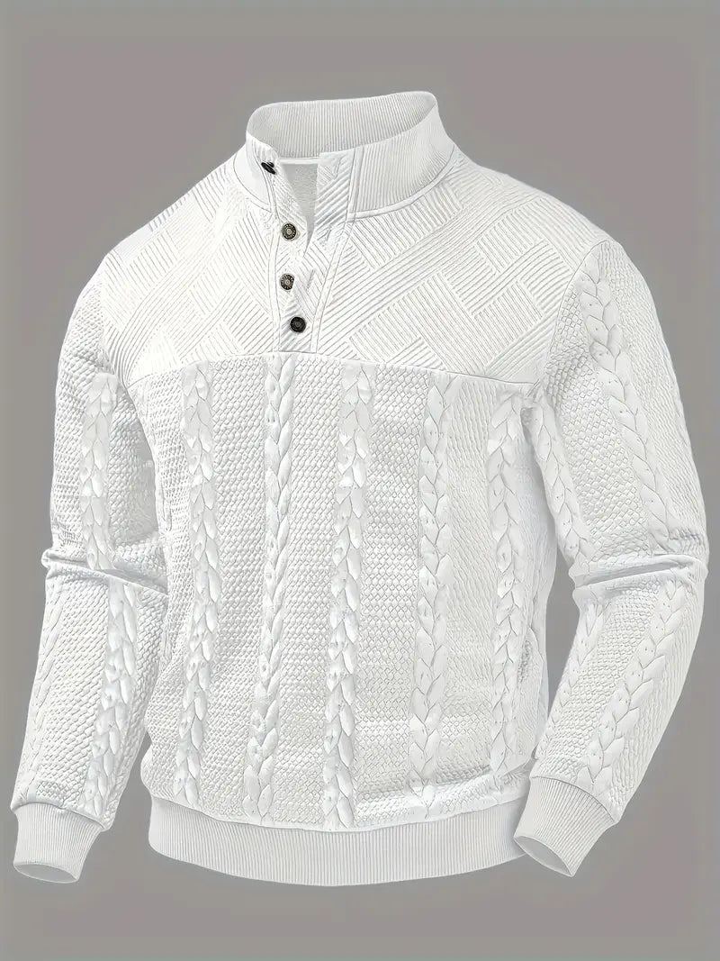 Winslow™ - LONG SLEEVE SWEATER WITH STRIPED DETAILING