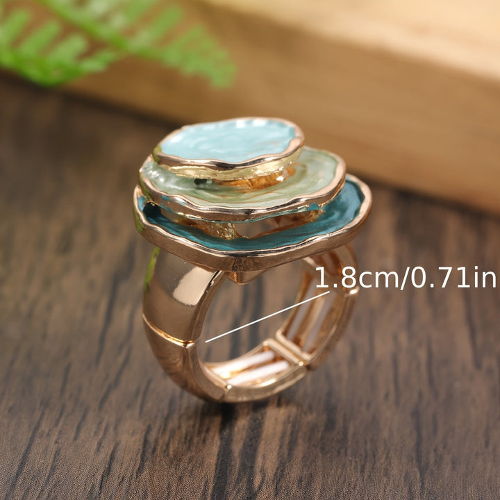 Sylvie™ - BOHO MULTILAYERED ENAMEL RING