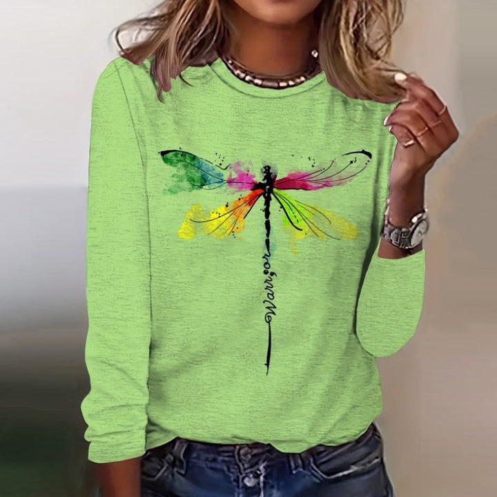 Nokomis T-Shirt™ - RELAXED FIT WITH DRAGONFLY PRINT