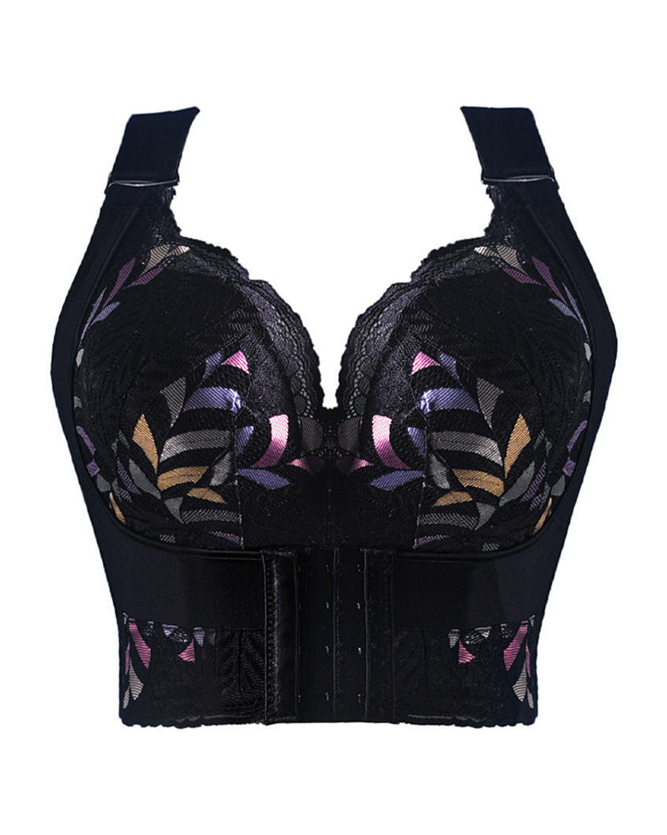 AirBloom™ - FRONT BUCKLE LIFT BRA – BLACK