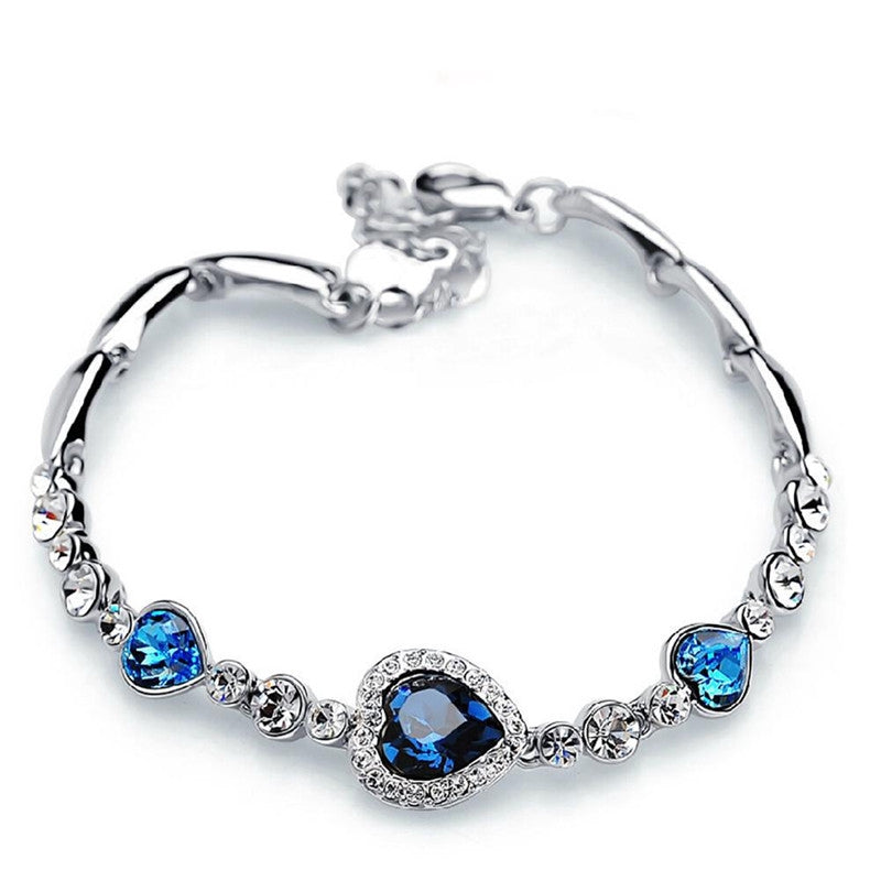 HEART OF OCEAN™ - GEMSTONE BANGLE BRACELET