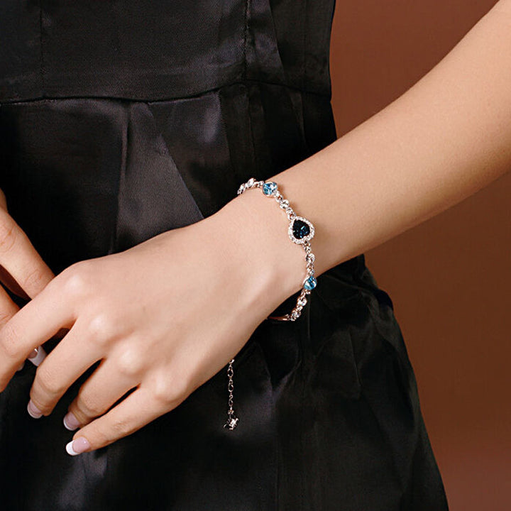 HEART OF OCEAN™ - GEMSTONE BANGLE BRACELET