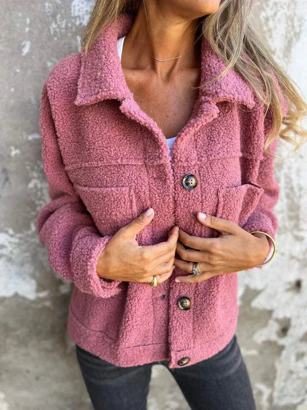 Dahlia -  Cozy Short sherpa jacket