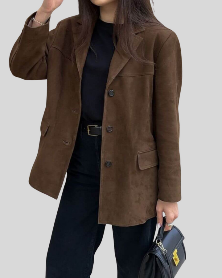 Birgitta™ - ELEGANT VINTAGE BLAZER WITH A LUXURIOUS FINISH