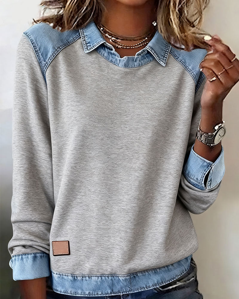 Winona™ - LONG SLEEVE TOP WITH TRENDY DESIGN