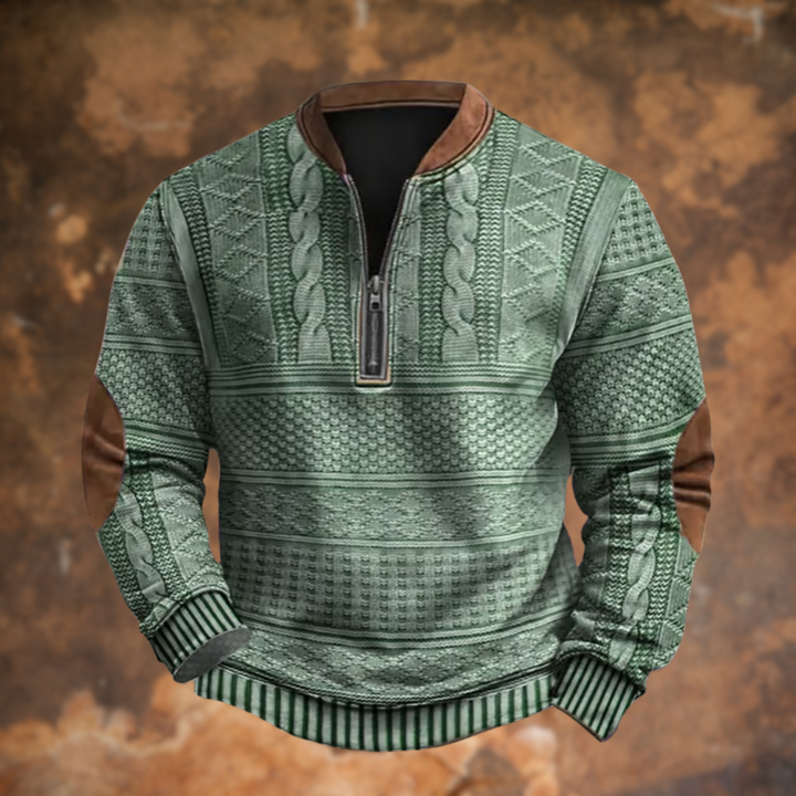 Elric™ - ZIP-UP SWEATSHIRT WITH LUXURIOUS FEEL