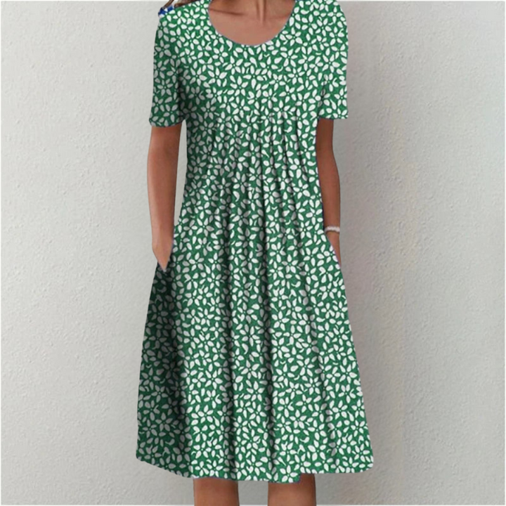 Maddison™ - STYLISH CASUAL FLORAL DRESS WITH POCKETS
