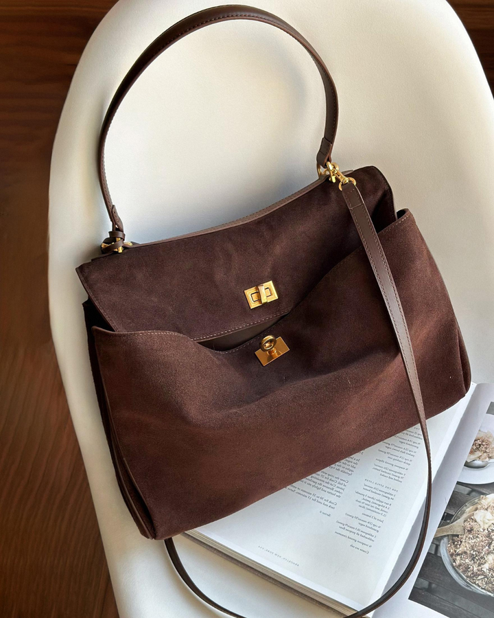Savannah™ - ELEGANT SUEDE BAG WITH SOPHISTICATED DESIGN