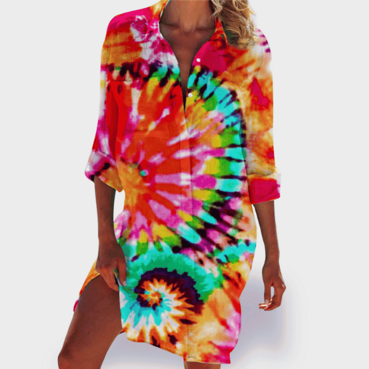 Brigitte™ - COLORFUL LIGHT SUMMER DRESS