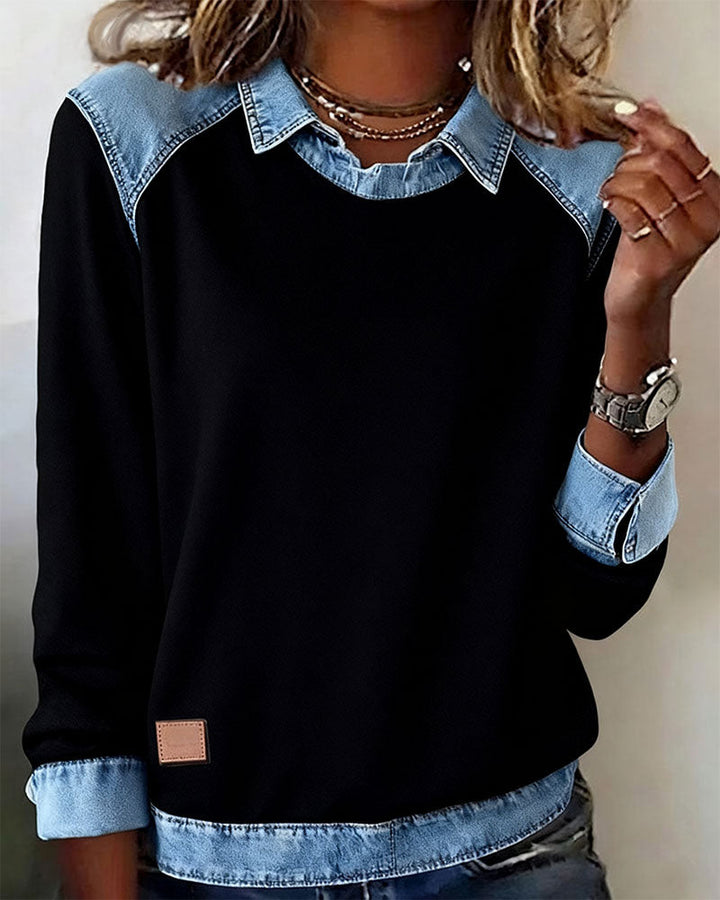 Winona™ - LONG SLEEVE TOP WITH TRENDY DESIGN