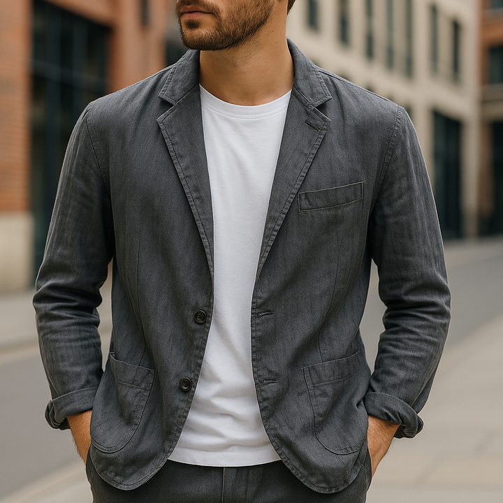 Lino™ - ELEGANT BLAZER WITH A SOPHISTICATED SILHOUETTE