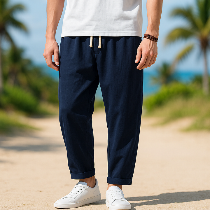 Soffio™ - LIGHTWEIGHT LINEN TROUSERS WITH RELAXED FIT