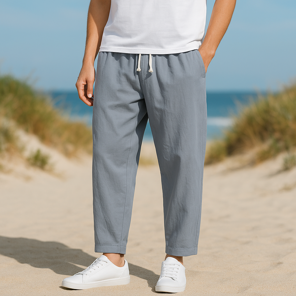 Soffio™ - LIGHTWEIGHT LINEN TROUSERS WITH RELAXED FIT