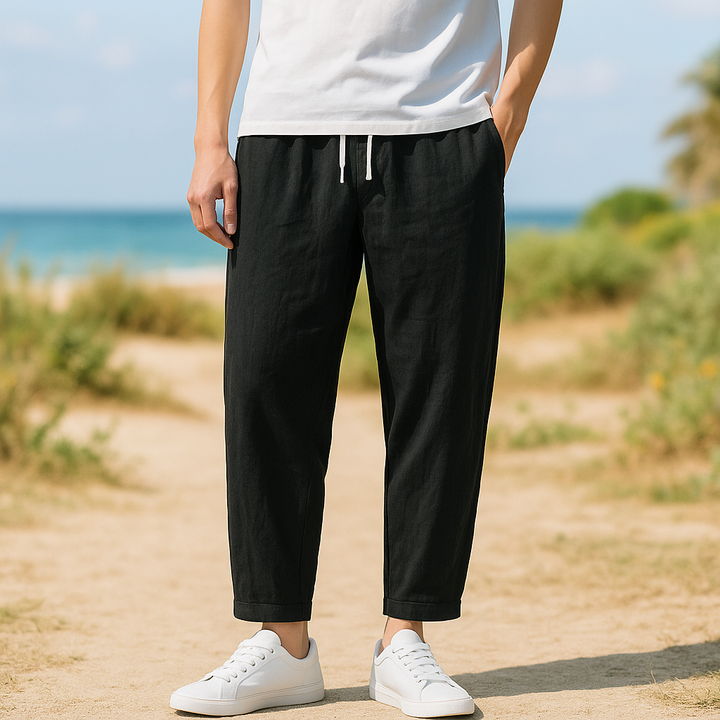 Soffio™ - LIGHTWEIGHT LINEN TROUSERS WITH RELAXED FIT