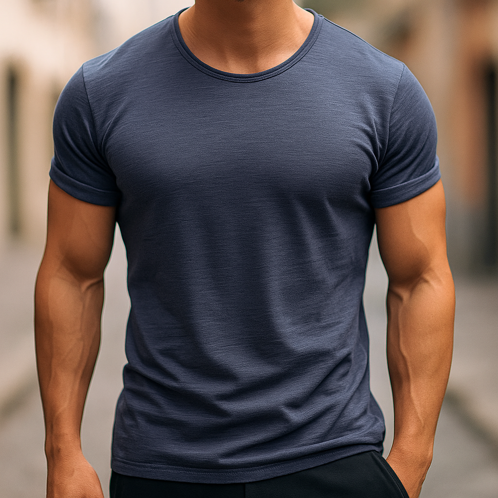 Domano™ - CLASSIC COTTON T-SHIRT WITH TIMELESS STYLE
