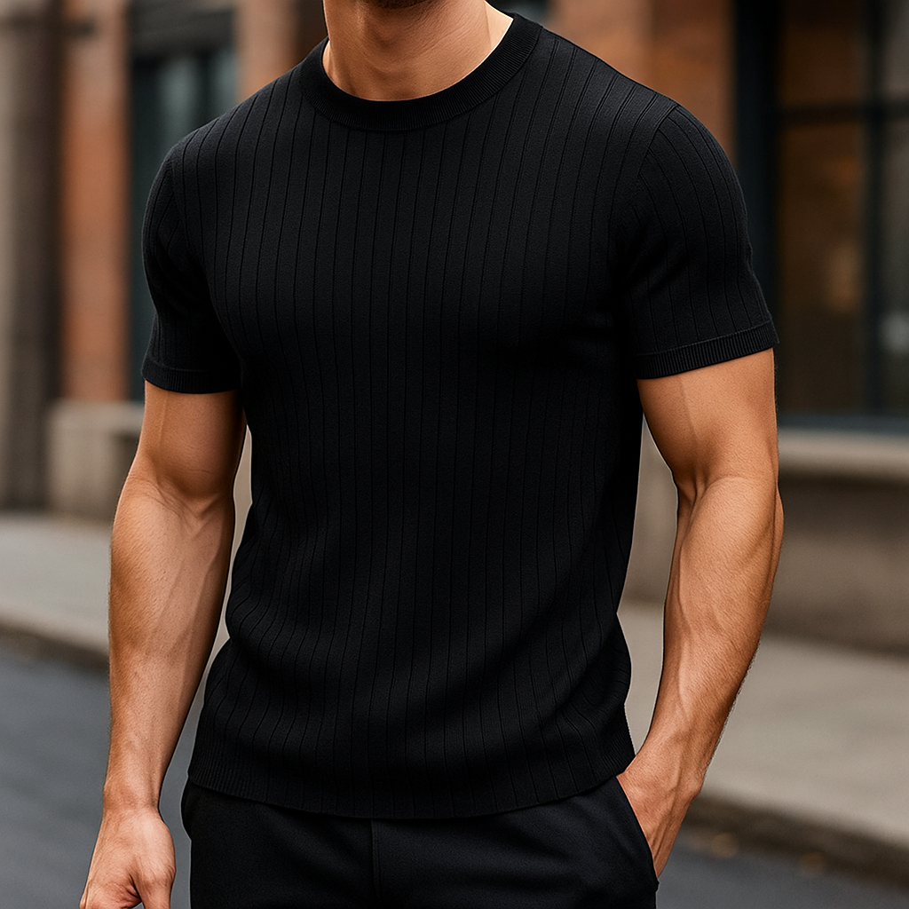 Striato™ - STRIPED COTTON BLEND SHIRT WITH A MODERN CUT