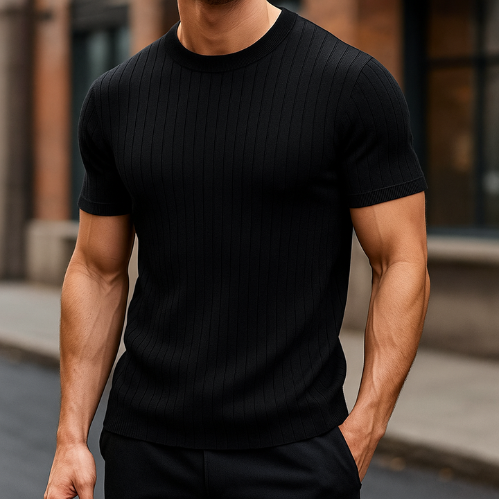 Striato™ - STRIPED COTTON BLEND SHIRT WITH A MODERN CUT