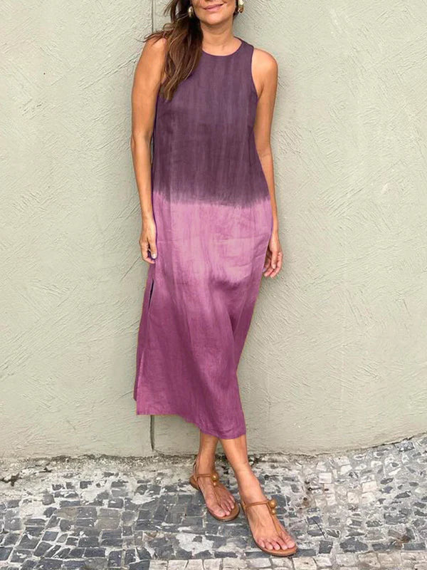 Lucy™ - ELEGANT DRESS WITH NATURAL PRINT