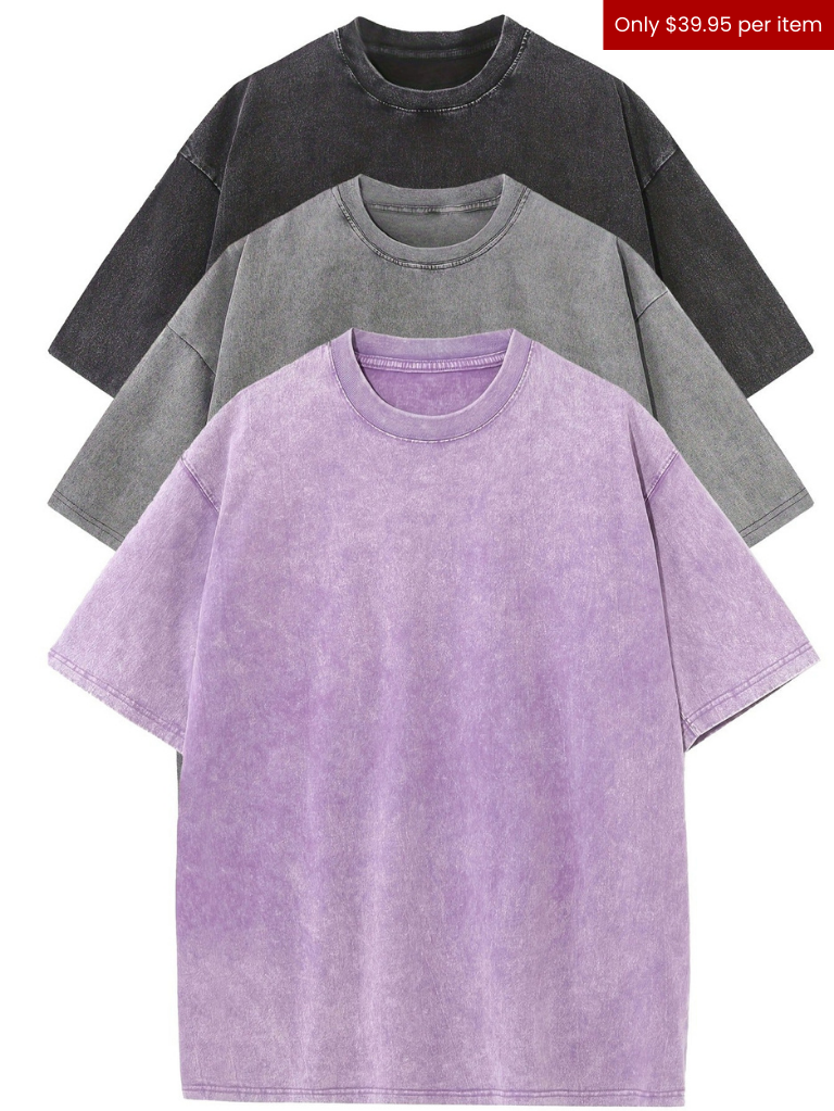 ESSENTIA™ - RELAXED COTTON TEE SET - ( 3 PACK )