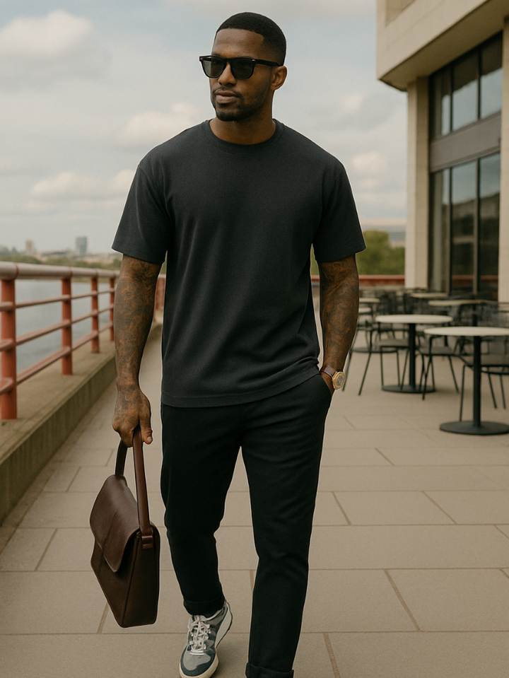 ESSENTIA™ - RELAXED COTTON TEE SET - ( 3 PACK )