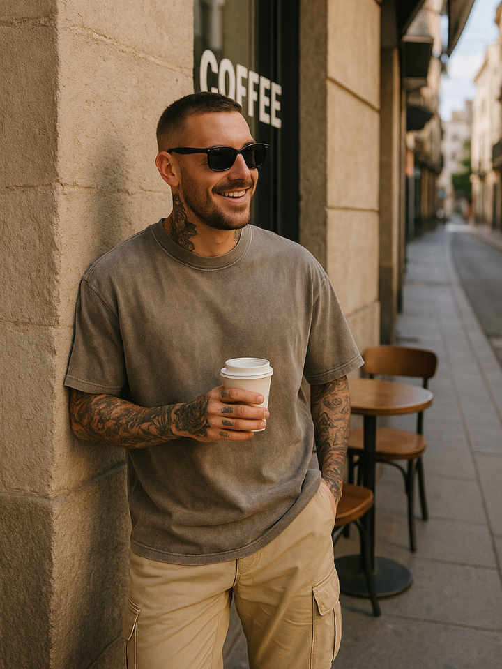 ESSENTIA™ - RELAXED COTTON TEE SET - ( 3 PACK )