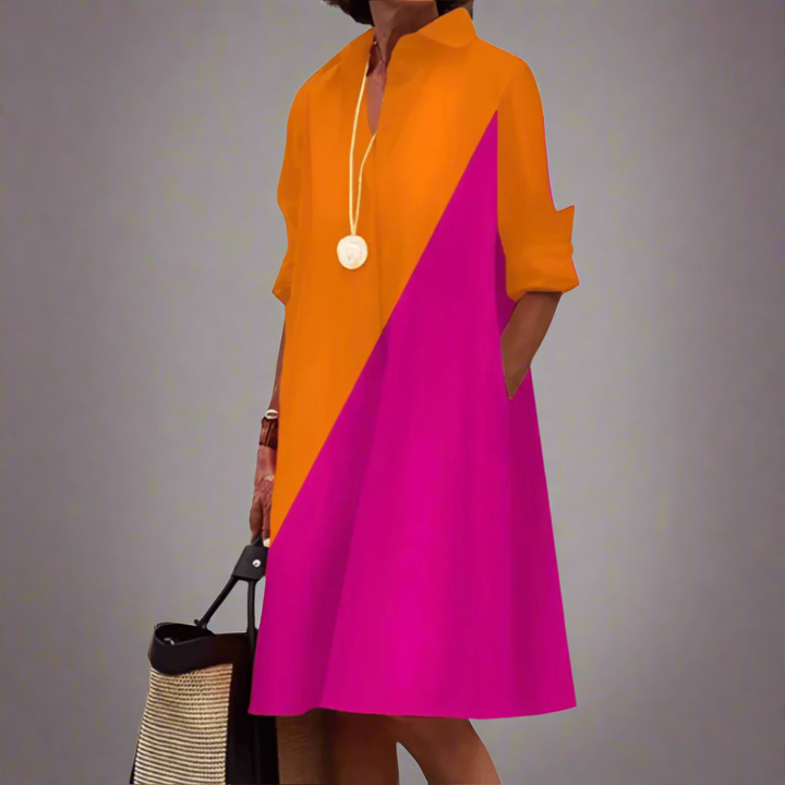 Sandrine™ - RELAXED ELEGANT POLO DRESS