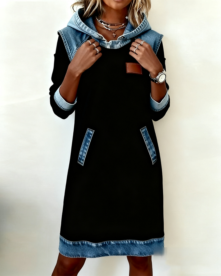 Niva™ - HOODED DRESS WITH STYLISH AND VERSATILE DESIGN