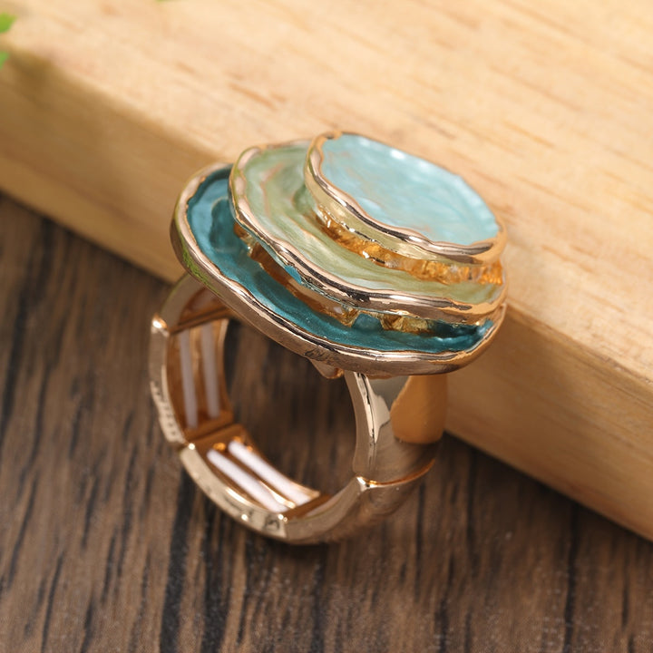 Sylvie™ - BOHO MULTILAYERED ENAMEL RING