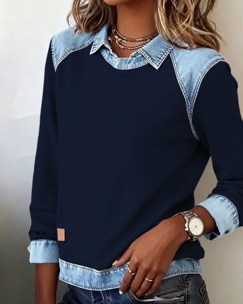 Winona™ - LONG SLEEVE TOP WITH TRENDY DESIGN