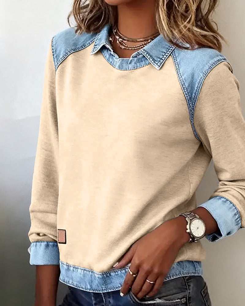 Winona™ - LONG SLEEVE TOP WITH TRENDY DESIGN
