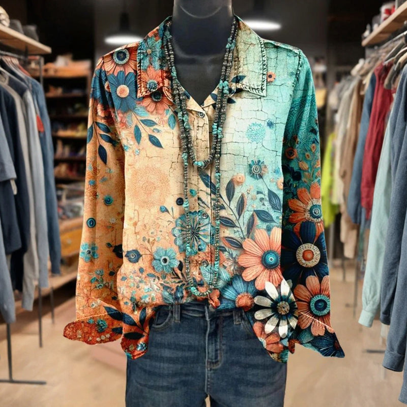 Nivara Blouse™ - FLORAL PRINTED ELEGANT BLOUSE