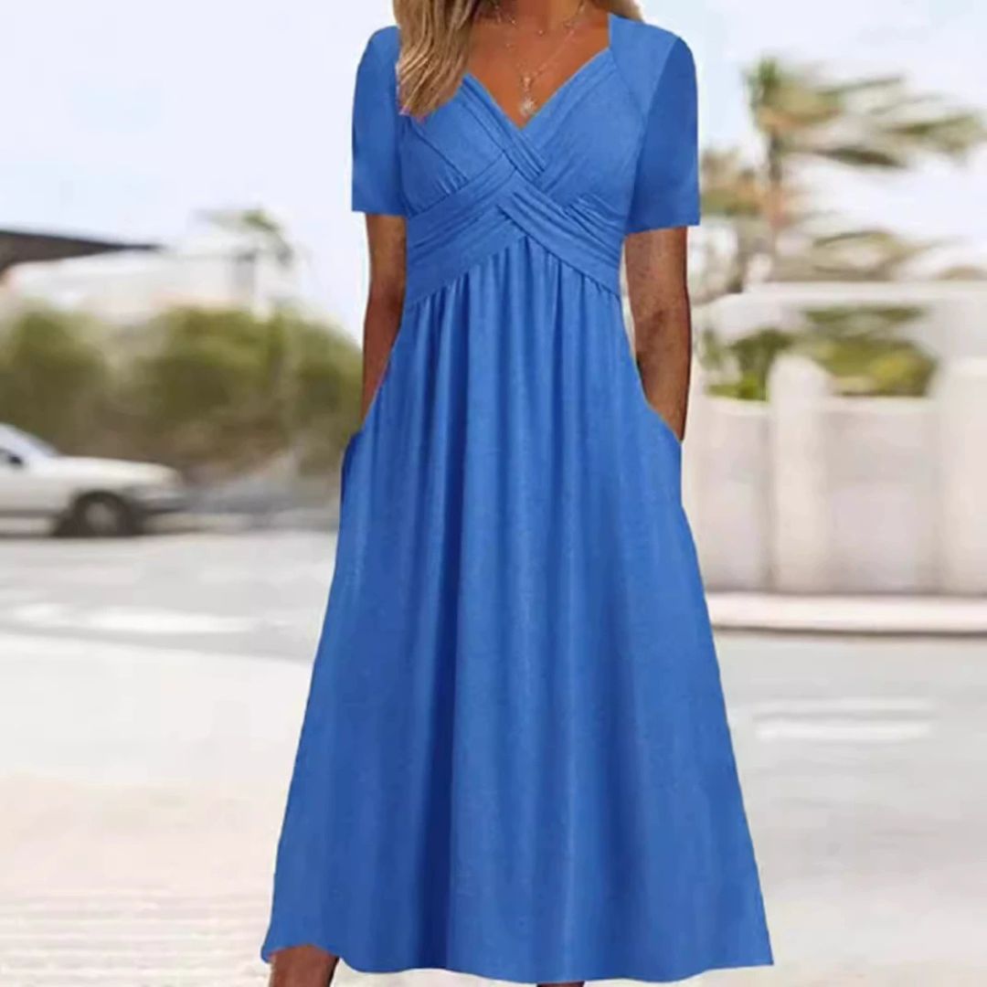 ADRIANNA™ - FLATTERING ELEGANCE DRESS