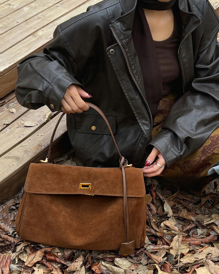Savannah™ - ELEGANT SUEDE BAG WITH SOPHISTICATED DESIGN