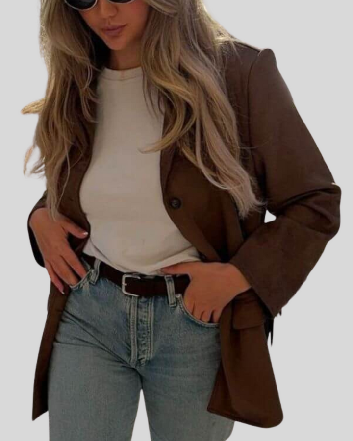 Birgitta™ - ELEGANT VINTAGE BLAZER WITH A LUXURIOUS FINISH