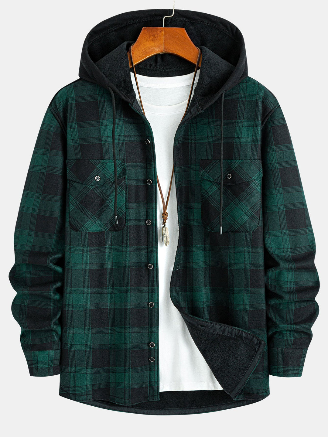Briar Lined Hooded Shirt™ - COZY HOODED SHIRT WITH POCKETS