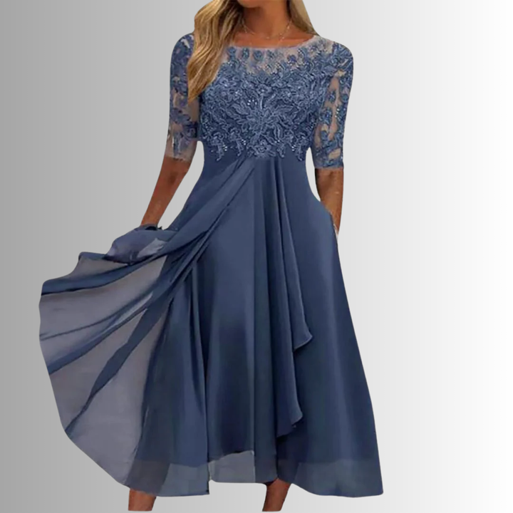 Eliana™ - ELEGANT LACE DRESS WITH FEMININE SILHOUETTE