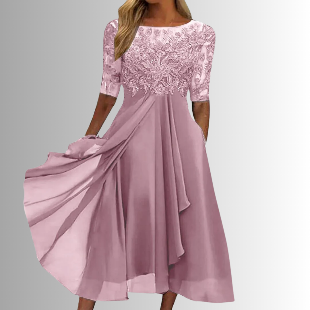 Eliana™ - ELEGANT LACE DRESS WITH FEMININE SILHOUETTE