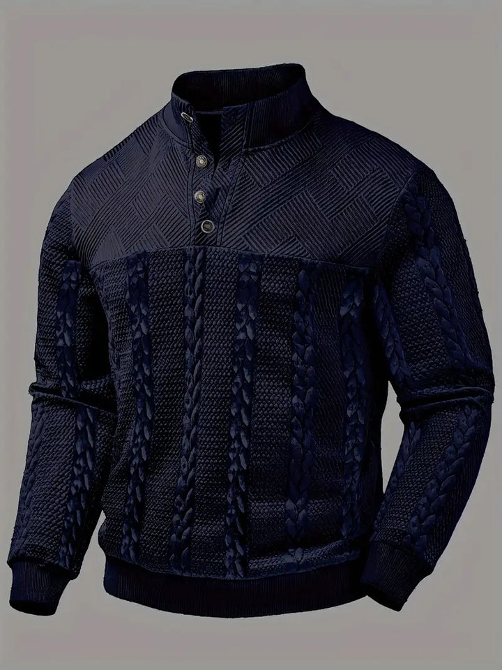 Winslow™ - LONG SLEEVE SWEATER WITH STRIPED DETAILING