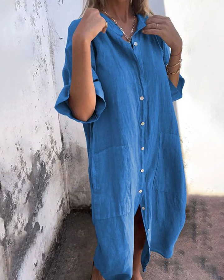 Faith™ - BOHO SHIRT DRESS WITH A RELAXED FIT