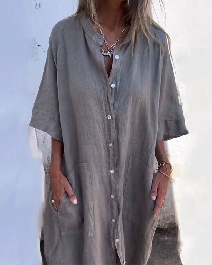 Faith™ - BOHO SHIRT DRESS WITH A RELAXED FIT