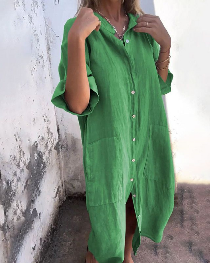 Faith™ - BOHO SHIRT DRESS WITH A RELAXED FIT