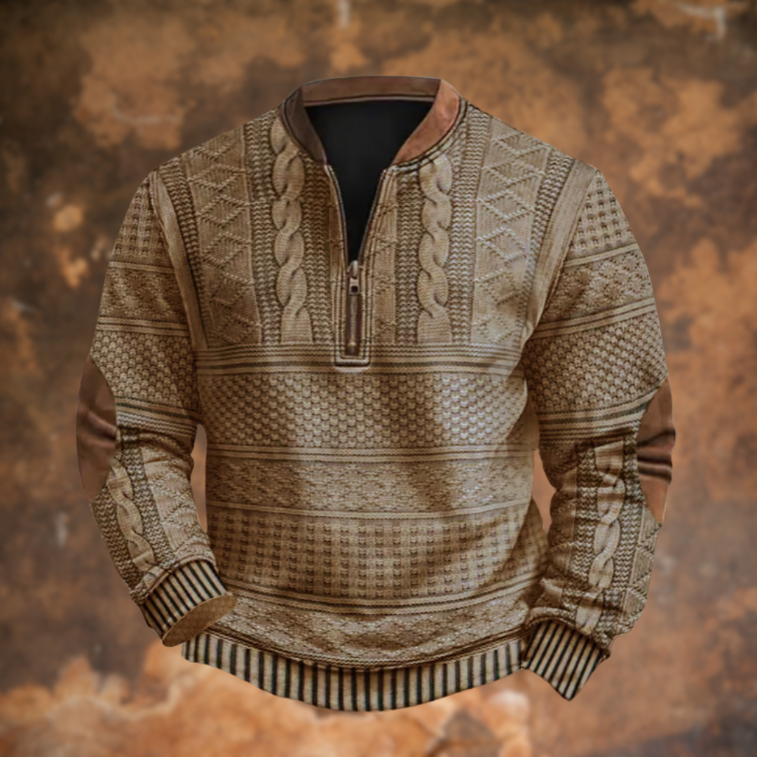 Elric™ - ZIP-UP SWEATSHIRT WITH LUXURIOUS FEEL