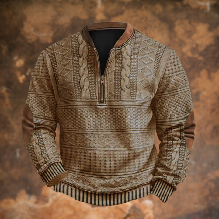 Elric™ - ZIP-UP SWEATSHIRT WITH LUXURIOUS FEEL