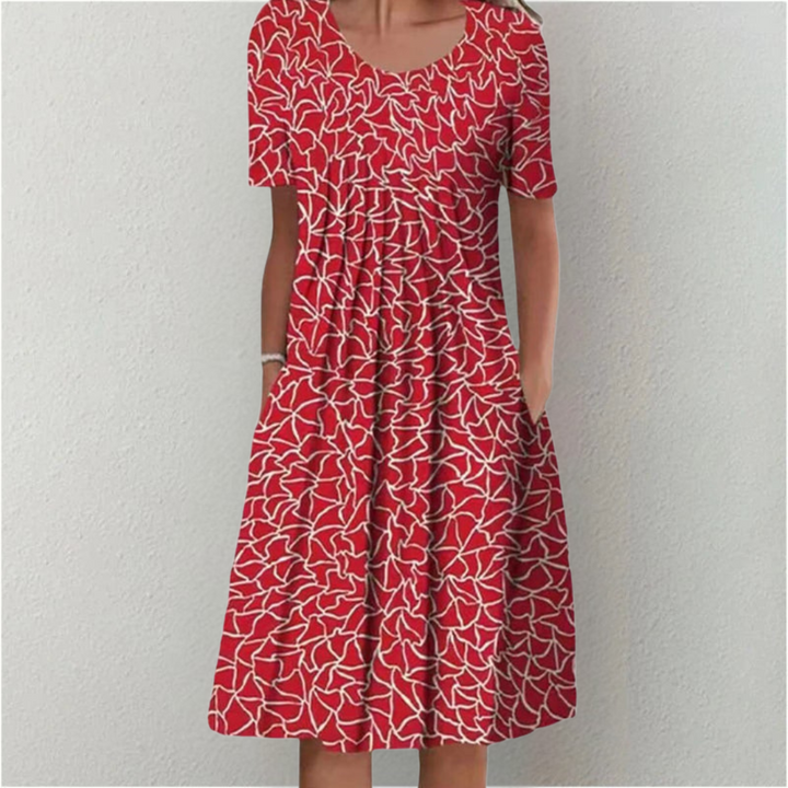 Maddison™ - STYLISH CASUAL FLORAL DRESS WITH POCKETS