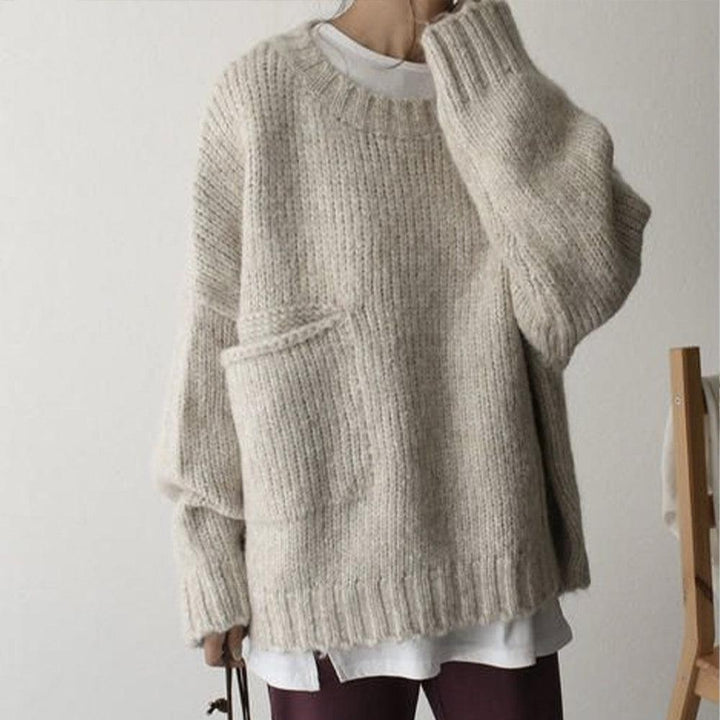 Callie™ - OVERSIZED SWEATER WITH FRONT POCKET